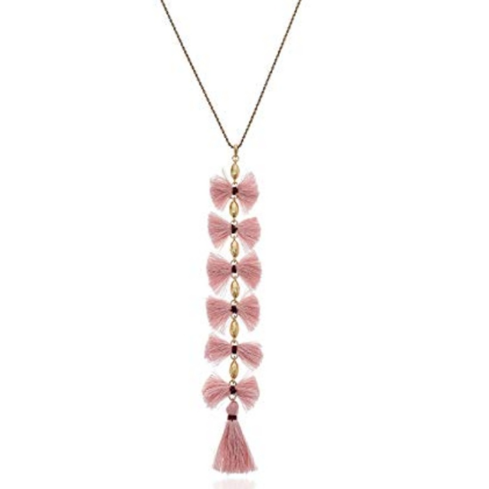 Lucky Brand Womens Fringe Y-Necklace
